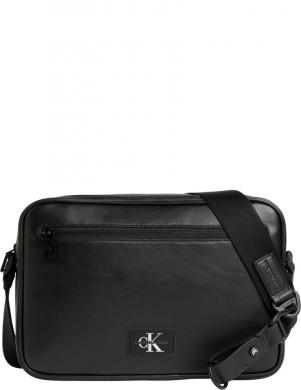 CALVIN KLEIN JEANS  vīriešu melna jostas soma Tagged camera bag