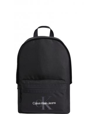 CALVIN KLEIN JEANS  vīriešu melna mugursoma Essentials campus backpack