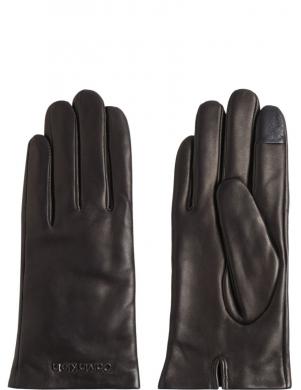 CALVIN KLEIN sieviešu melna cepure Must gloves