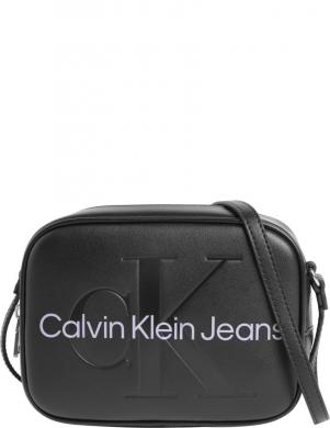 CALVIN KLEIN JEANS  sieviešu melna plecu soma Sculpted camera bag mono