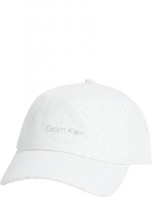 CALVIN KLEIN sieviešu balta cepure Must monogram cap
