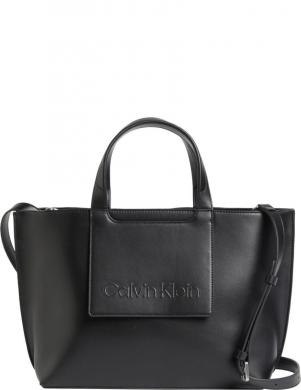 CALVIN KLEIN sieviešu melna soma Set tote medium