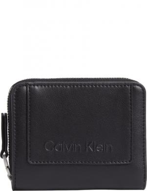CALVIN KLEIN sieviešu melns maks Set zip around wallets