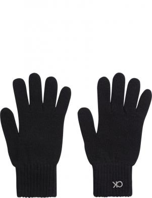 CALVIN KLEIN sieviešu melna cepure Re-lo knit gloves
