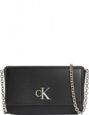 CALVIN KLEIN JEANS  sieviešu melna plecu soma Minimal monogram crossbody