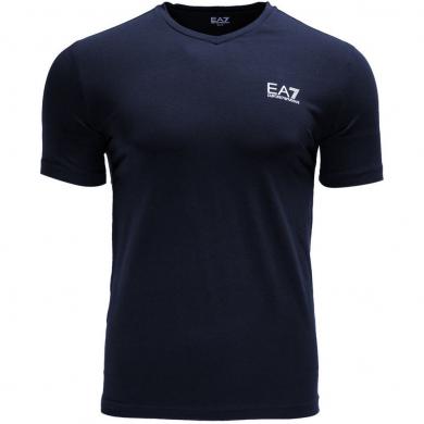 EA7 vīriešu zils t-krekls ar īsām piedurknēm T-shirt