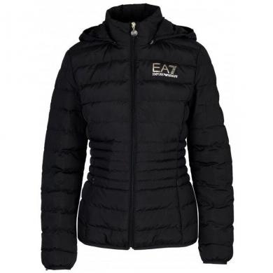 EA7 sieviešu melna slim jaka Bomber jacket