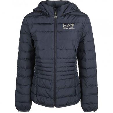 EA7 sieviešu zila slaida jaka Bomber jacket