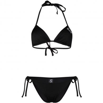 EA7 sieviešu melns peldkostīms Bikini