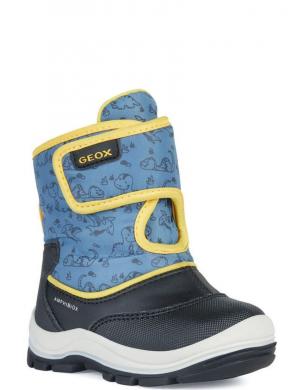 GEOX bērnu zili zābaki zēniem FLANFIL ABX BOOTIES