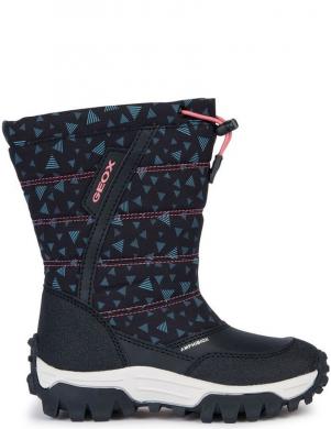 GEOX bērnu melni zābaki meitenēm Himalaya boots