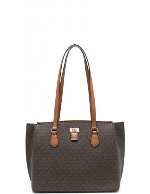 MICHAEL KORS sieviešu brūna rokassomiņa LG top-zip tote