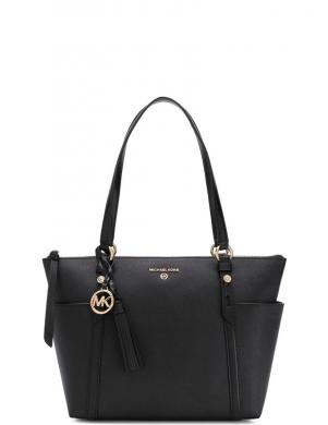 MICHAEL KORS sieviešu melna rokassomiņa MD top-zip tote