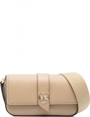 MICHAEL KORS sieviešu gaiši brūna plecu soma XS ew sling crossbody