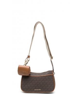 MICHAEL KORS sieviešu brūna plecu soma MD topzip crossbody with strap