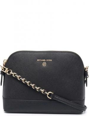 MICHAEL KORS sieviešu melna plecu soma LG dome crossbody