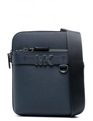 MICHAEL KORS vīriešu tumši zila plecu soma Flight bag