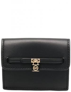 MICHAEL KORS sieviešu melns maks SM flap card case