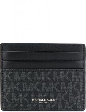 MICHAEL KORS vīriešu melns maks Tall card case