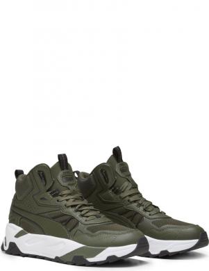 PUMA vīriešu zaļie zābaki Trinity Mid Hybrid booties