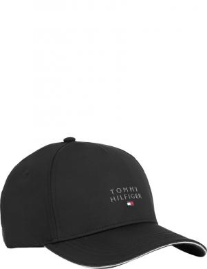 TOMMY HILFIGER vīriešu melna cepure Corporate business repreve cap