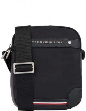 TOMMY HILFIGER vīriešu melna plecu soma Central repreve mini reporter