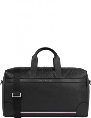 TOMMY HILFIGER vīriešu melna soma Central duffle