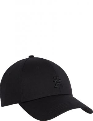 TOMMY HILFIGER vīriešu melna cepure Monogram cap