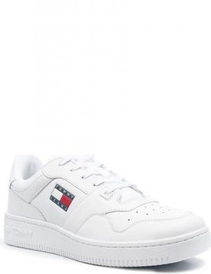 TOMMY JEANS vīriešu melni ikdienas apavi Retro sport shoe