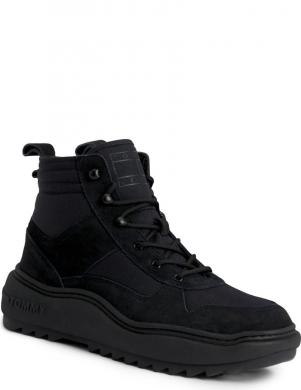 TOMMY JEANS vīriešu melni zābaki Casual boot