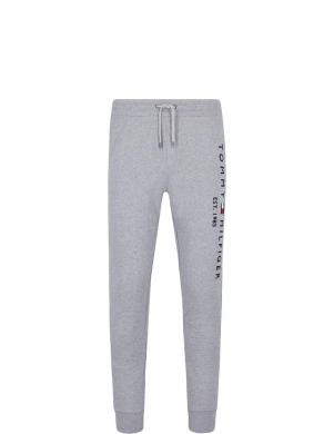 TOMMY HILFIGER vīriešu pelēkas ikdienas bikses Tommy logo sweatpants