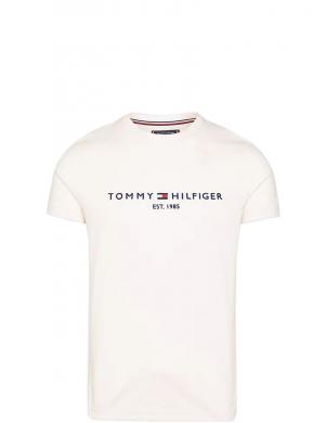 TOMMY HILFIGER viegls vīriešu t-krekls ar īsām piedurknēm Tommy logo tee