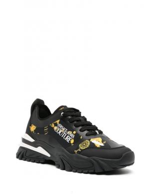 VERSACE JEANS CUTURE vīriešu melni ikdienas apavi New trail trek  sneakers