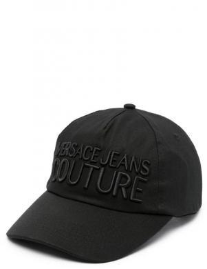 VERSACE JEANS CUTURE vīriešu melna cepure ar knābi Baseball  with pences cap