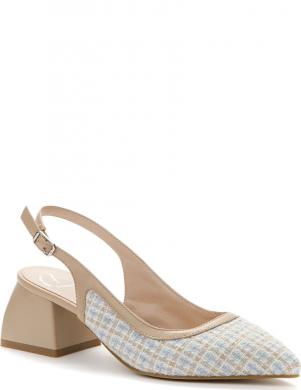 BETSY elegantas sieviešu kurpes ar papēžiem, Krēmīga/Smilšu, Pumps