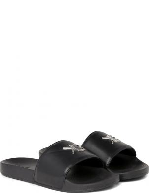 CALVIN KLEIN čības sievietēm, Melna, Pool slide relock