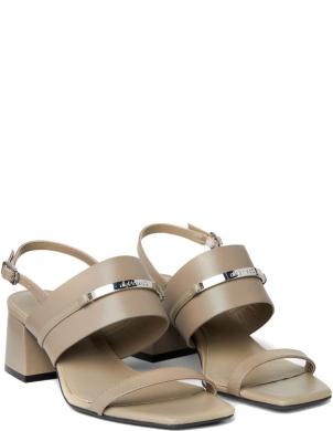 CALVIN KLEIN sandales sievietēm, Pelēka, Heel sandal 45 bar
