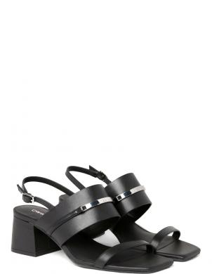 CALVIN KLEIN sandales sievietēm, Melna, Heel sandal 45 bar