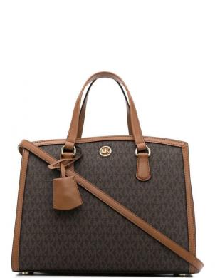 MICHAEL KORS rokassomiņa vīriešiem, Brūna, Medium satchel