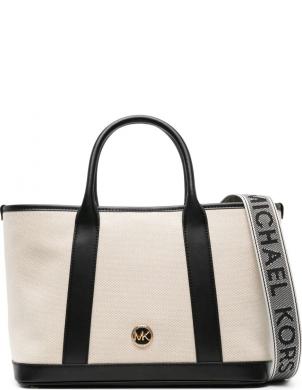 MICHAEL KORS rokassomiņa vīriešiem, Krēmīga/Smilšu, Medium satchel
