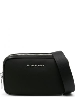 MICHAEL KORS plecu soma sievietēm, Melna, Small belt messenger