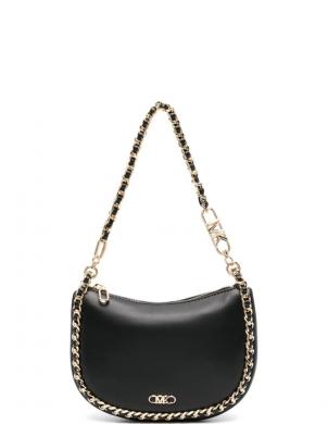 MICHAEL KORS plecu soma sievietēm, Melna, Sm bracelet pouchette