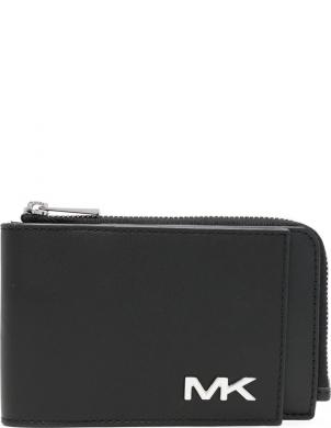 MICHAEL KORS maku vīriešiem, Melna, Flap zip coin wallet
