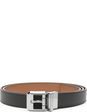 MICHAEL KORS josta vīriešiem, Melna, 28mm ctfr geo dress belt