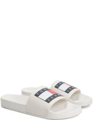 TOMMY JEANS čības vīriešiem, Krēmīga/Smilšu, Pool slide