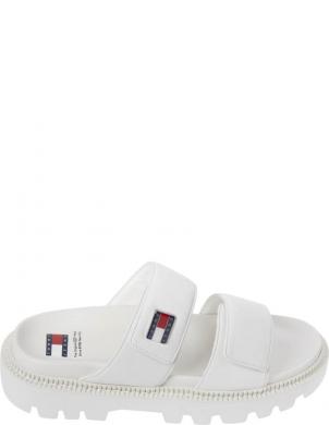TOMMY JEANS čības sievietēm, Krēmīga/Smilšu, Puffed sandal