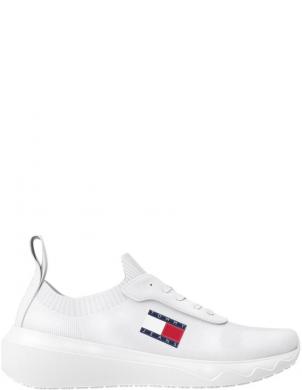 TOMMY JEANS sieviešu brīvā laika apavi, Krēmīga/Smilšu, Knit leisure