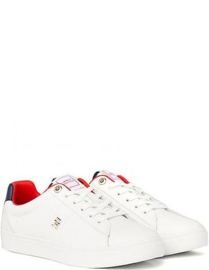 TOMMY HILFIGER sieviešu brīvā laika apavi, Krēmīga/Smilšu, Essential elevated sneaker