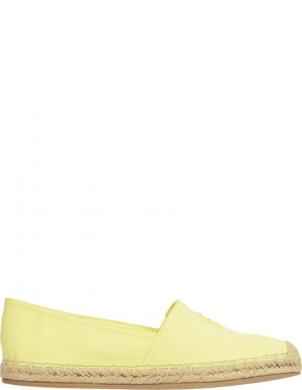TOMMY HILFIGER kurpes sievietēm, Dzeltena, Embroidered flat espadrille