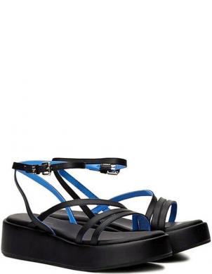 TOMMY HILFIGER sandales sievietēm, Melna, Strap platform sandals